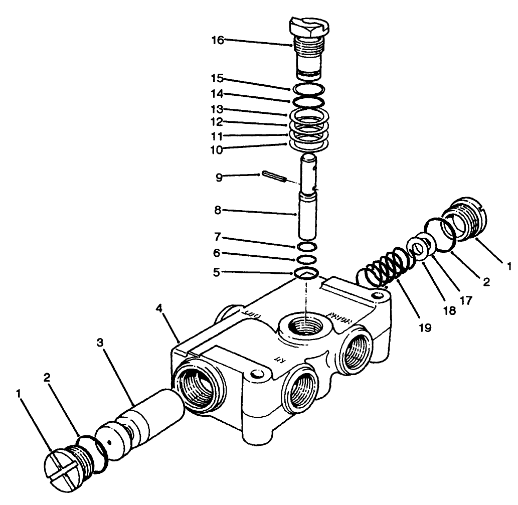 Priority Flow Control Valve 58-5490 (model No. 03702) & 58-5491 (model No. 03703)