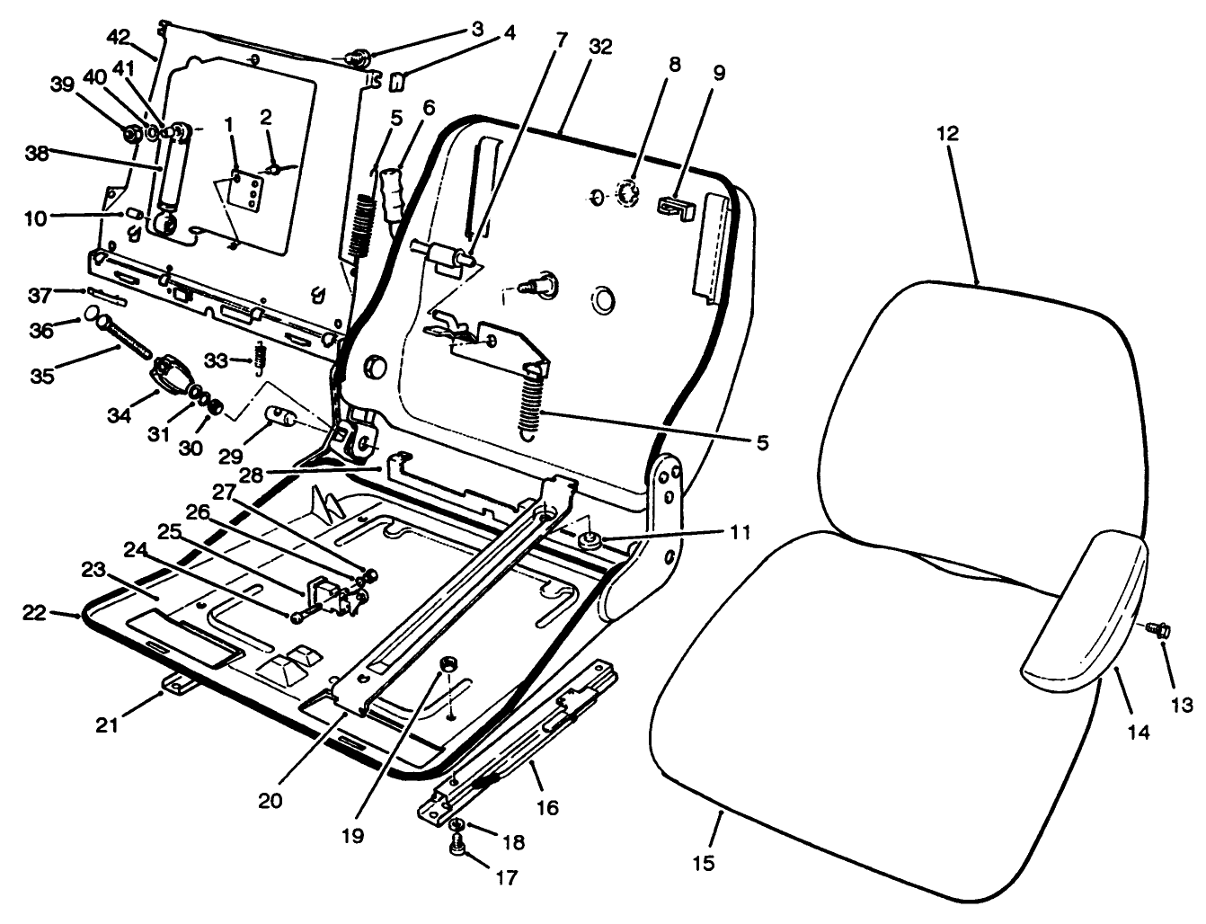 Suspension Seat Assembly