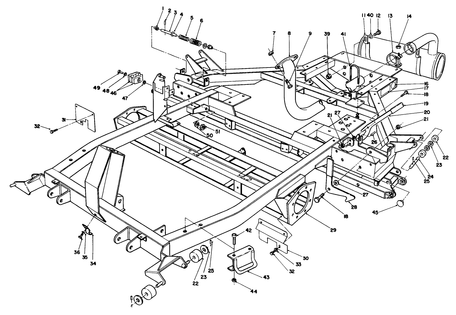 Chassis & Muffler Assembly