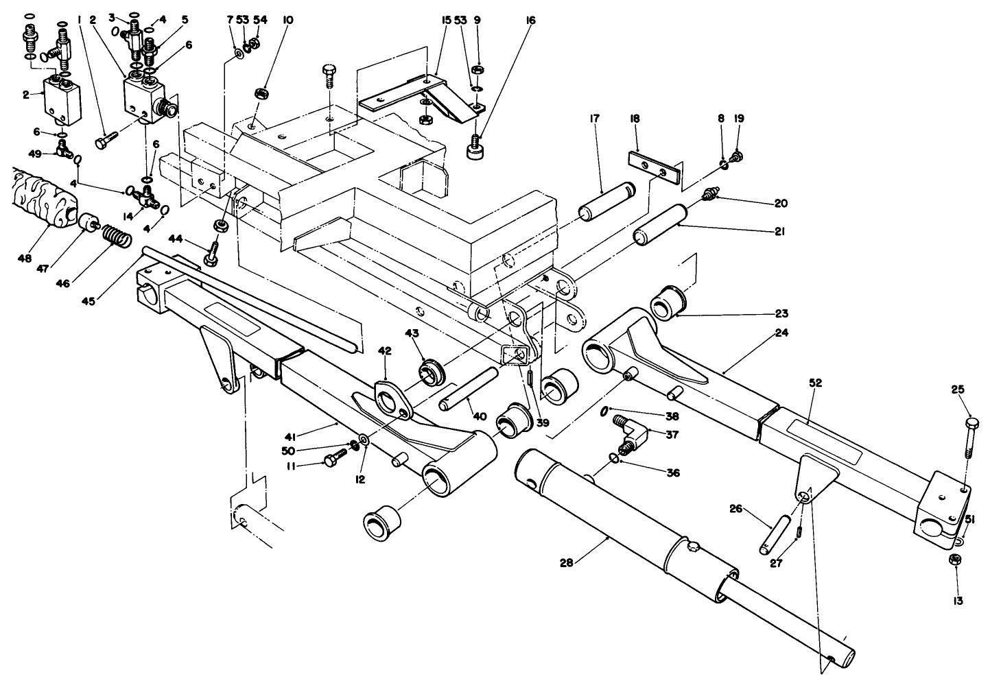 No. 1, 4 & 5 Lift Arms Assembly