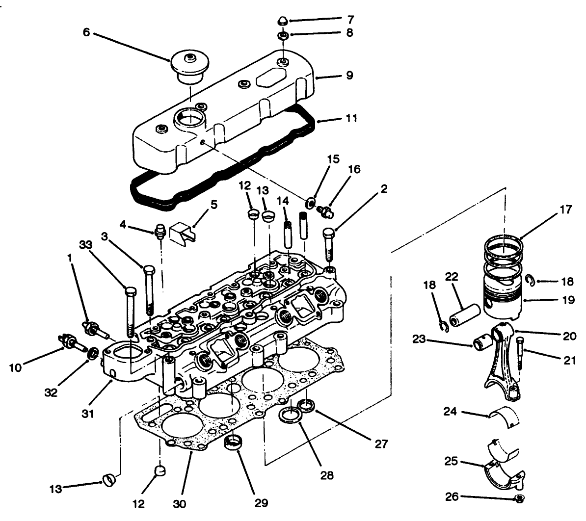 Cylinder Head & Piston Components