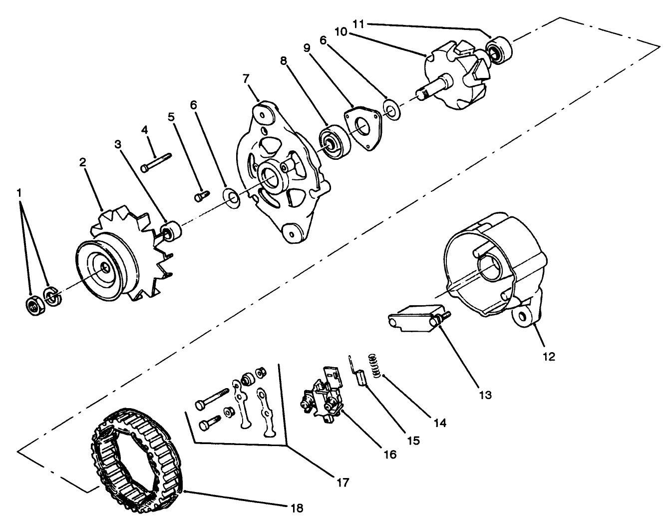 Alternator Assembly No. 60-5421