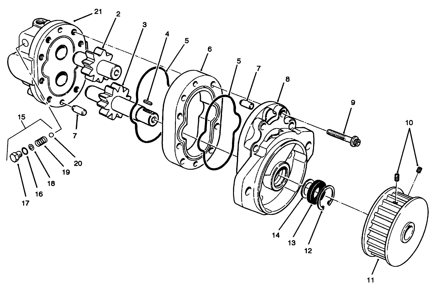 Reel Motor Assembly No. 66-5700 (serial No. 41000 & Up)