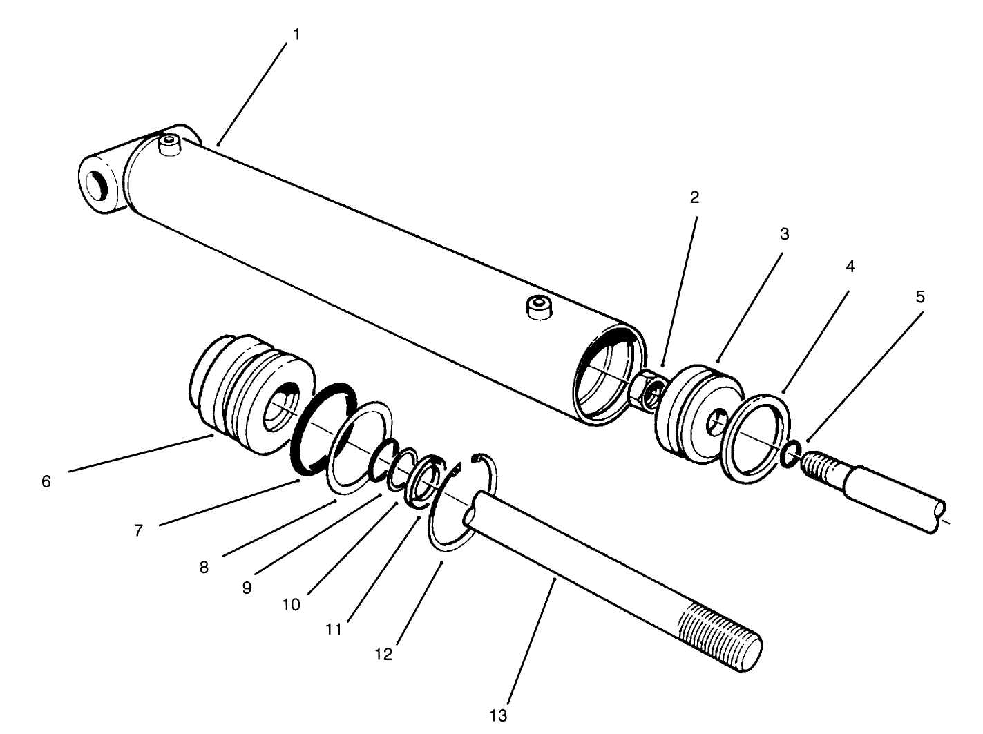 Hydraulic Lift Cylinder No. 54-0150