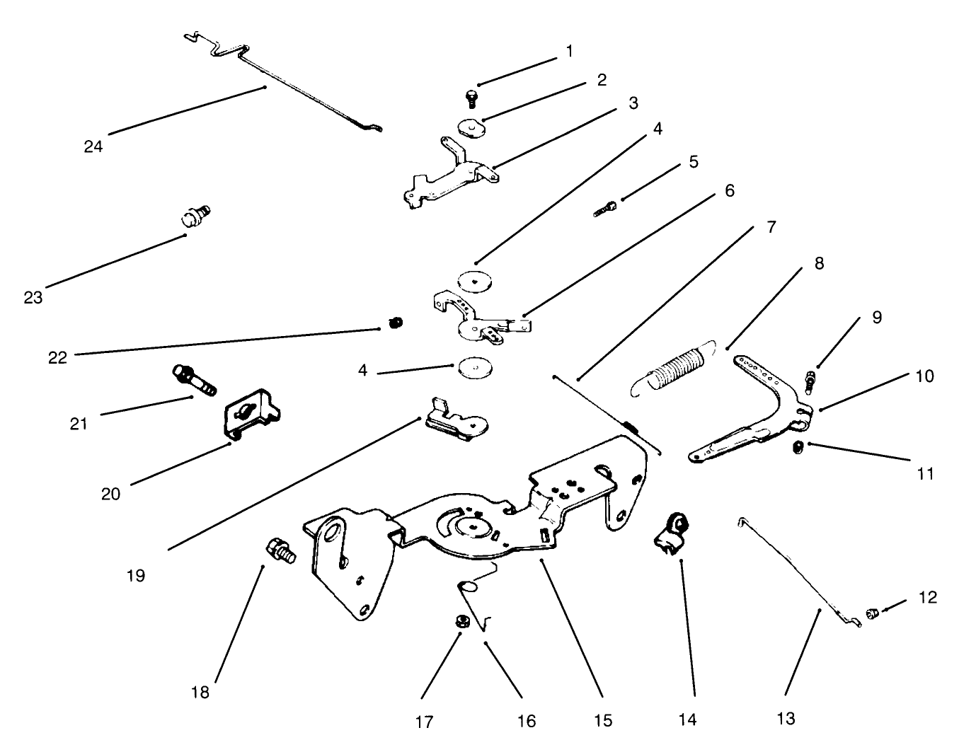 Throttle Linkage And Governor Controls