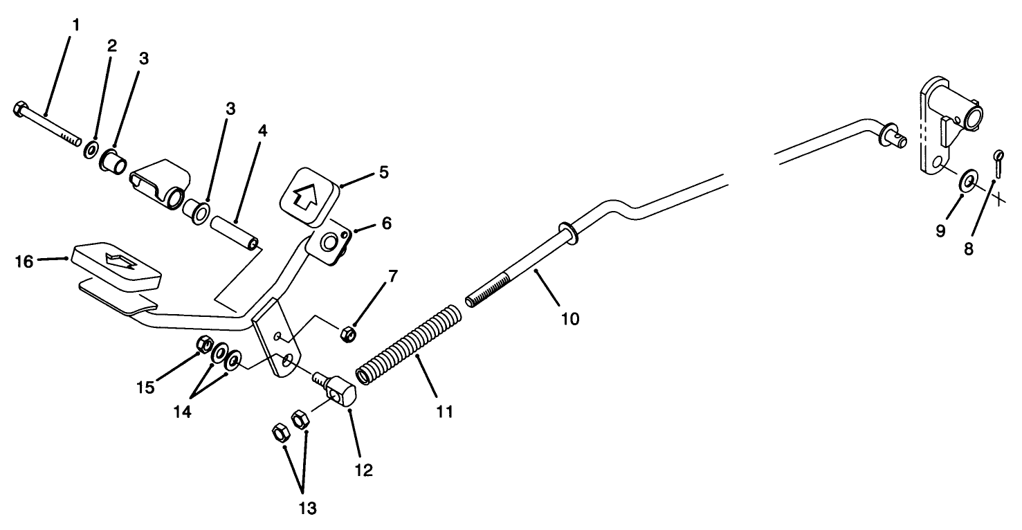 Traction Pedal Assembly