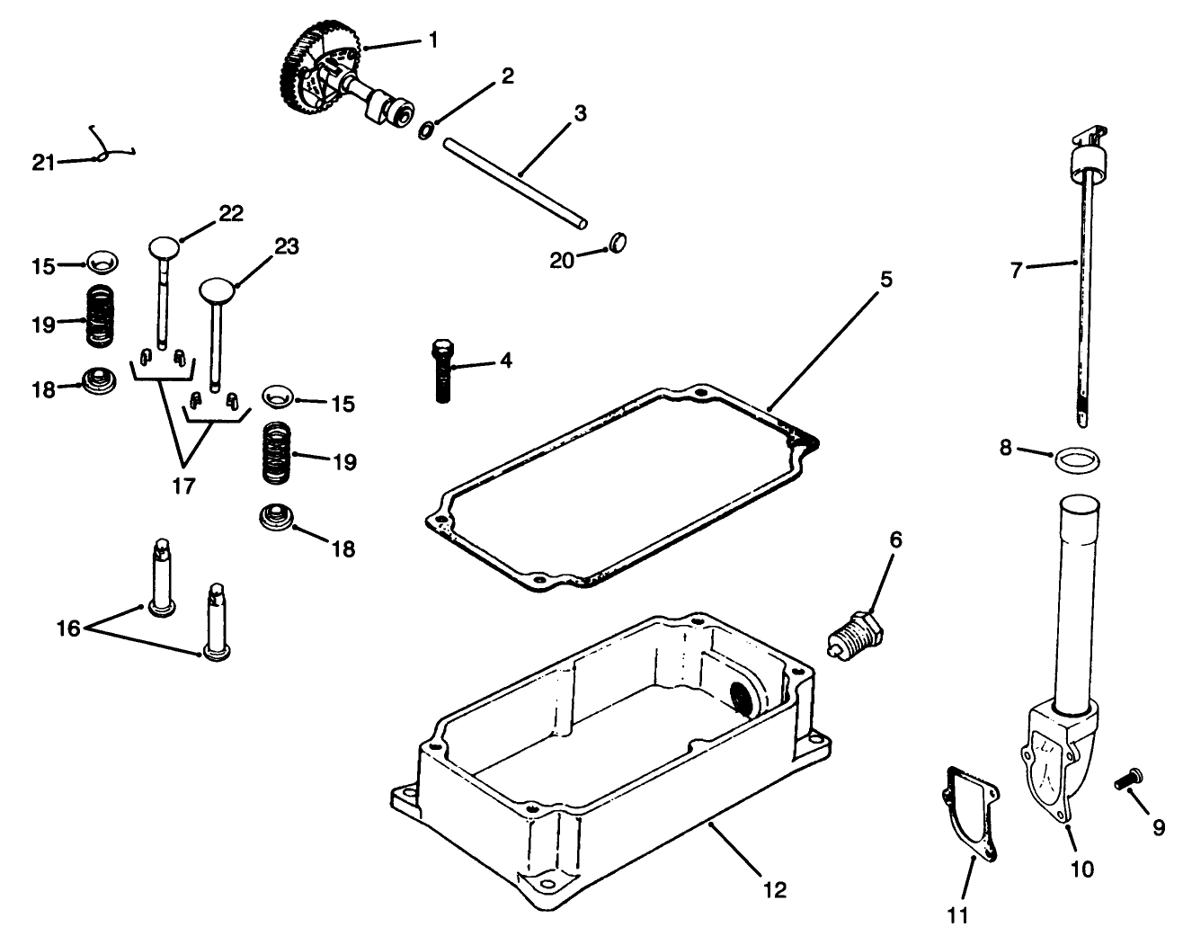 Engine Kohler Model M14s Spec. No. 601561 (cont.)