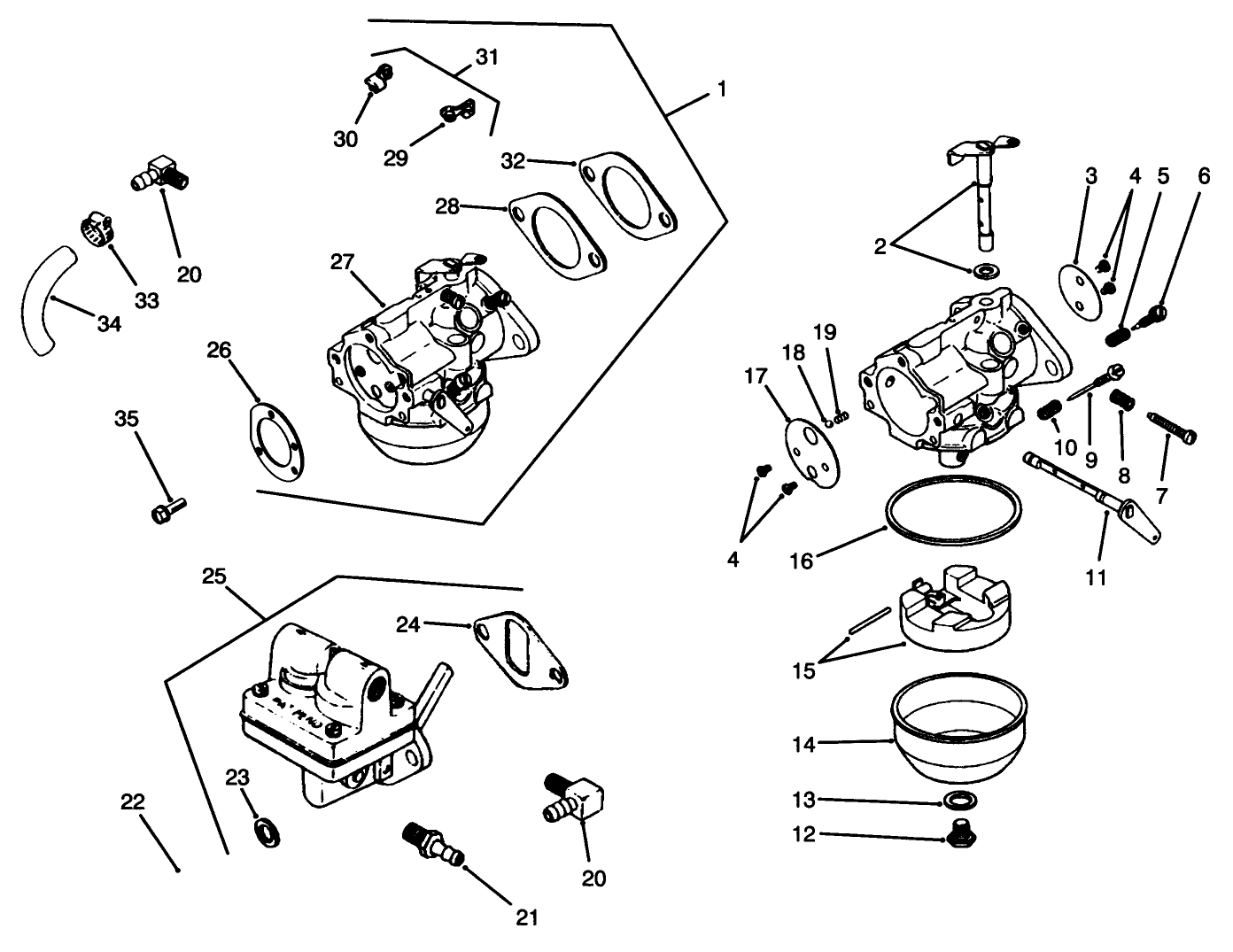 Engine Kohler Model M14s Spec. No. 601561 (cont.)