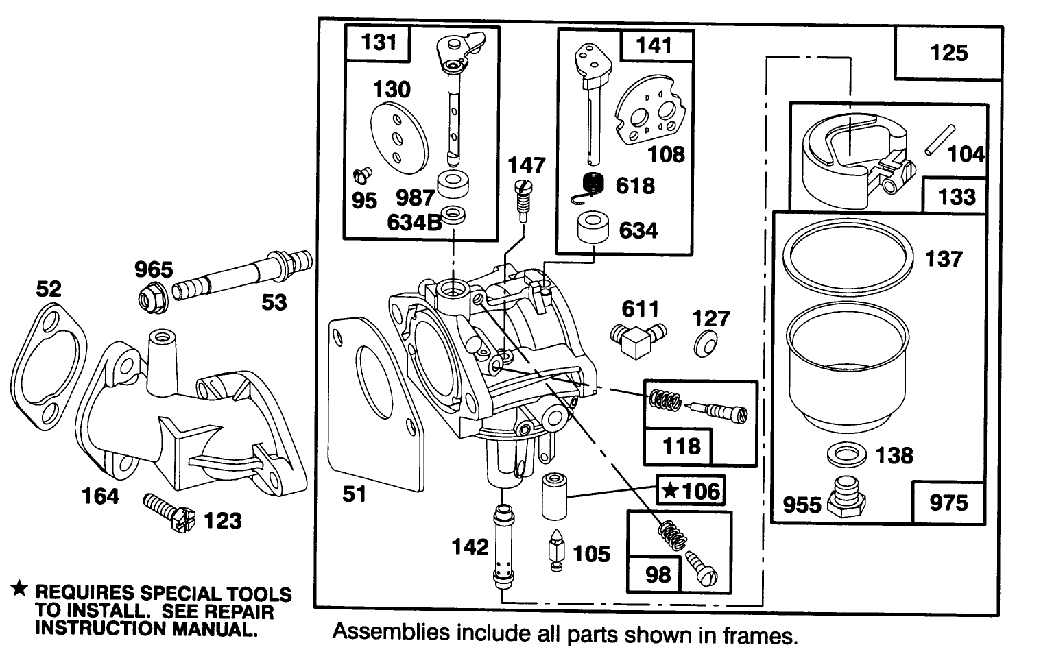 Engine Briggs & Stratton Model 286707-0453-01