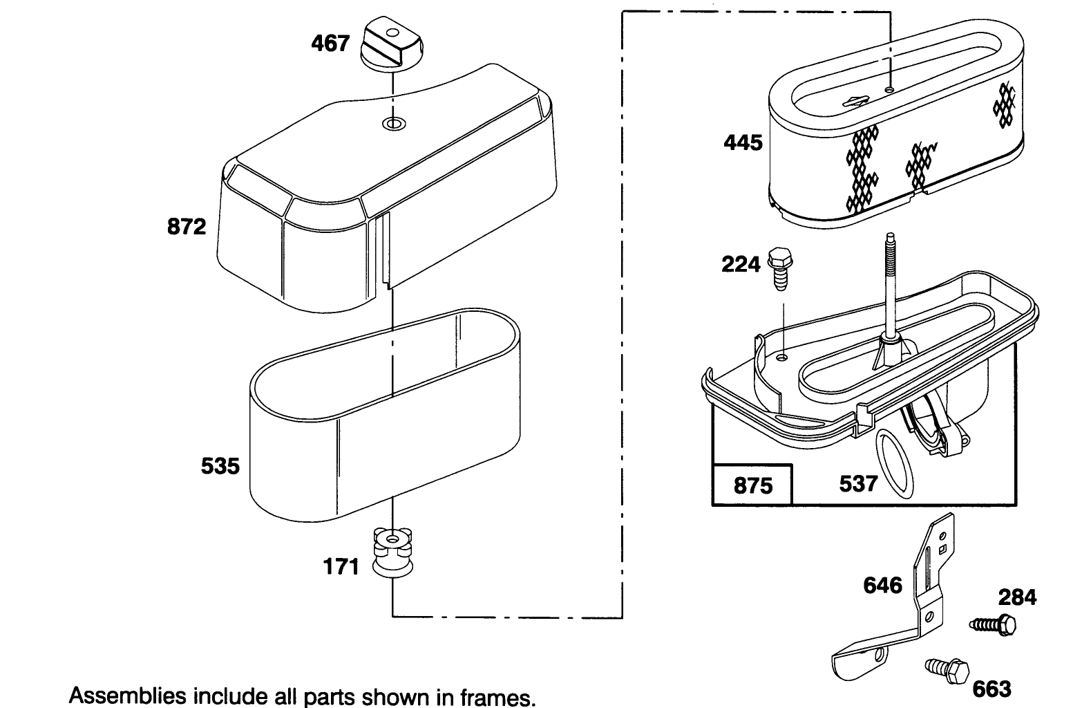 Engine Briggs & Stratton Model 286707-0453-01