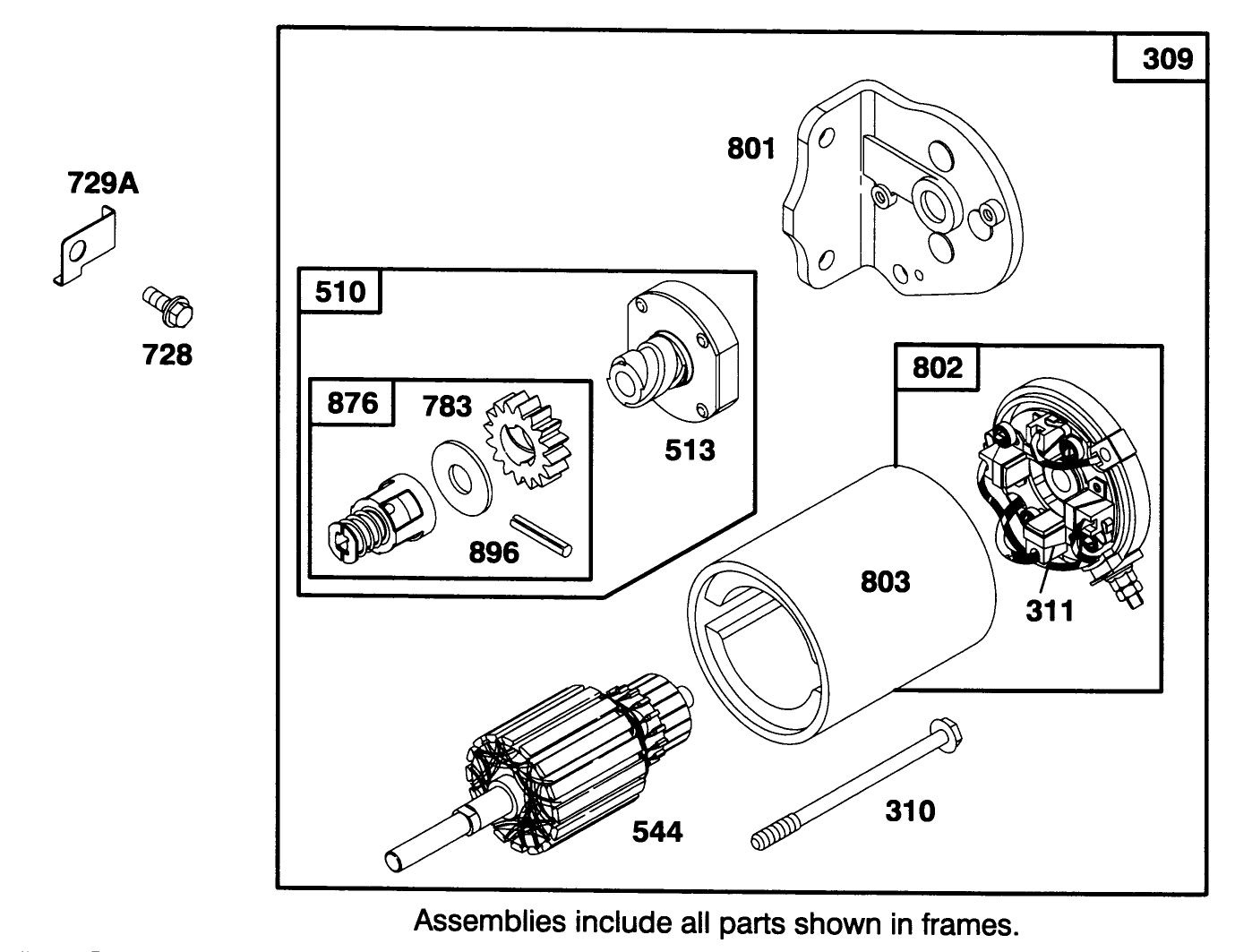 Engine Briggs & Stratton Model 286707-0453-01