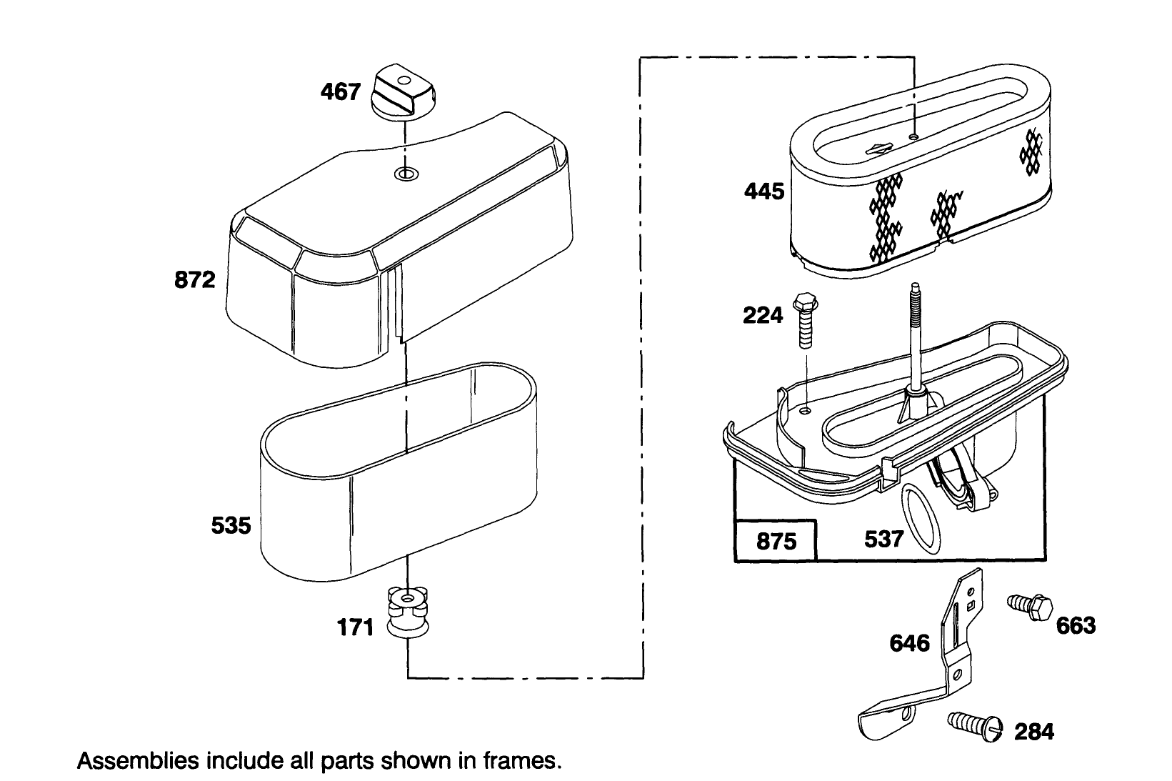 Engine Briggs & Stratton Model 283707-0156-01