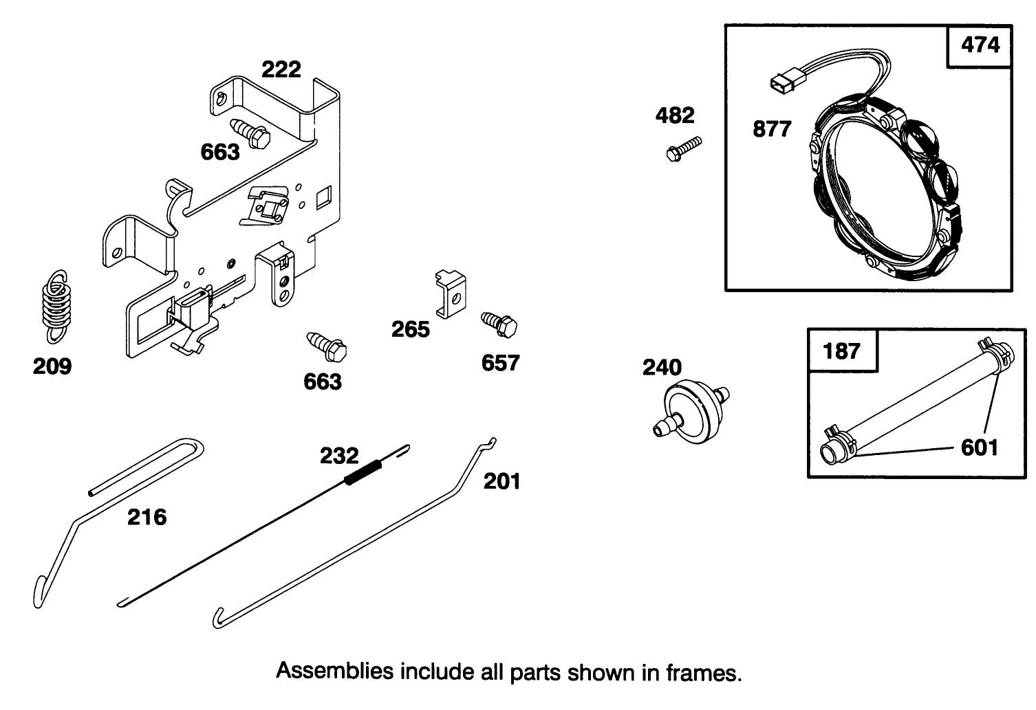 Engine Briggs & Stratton Model 283707-0156-01