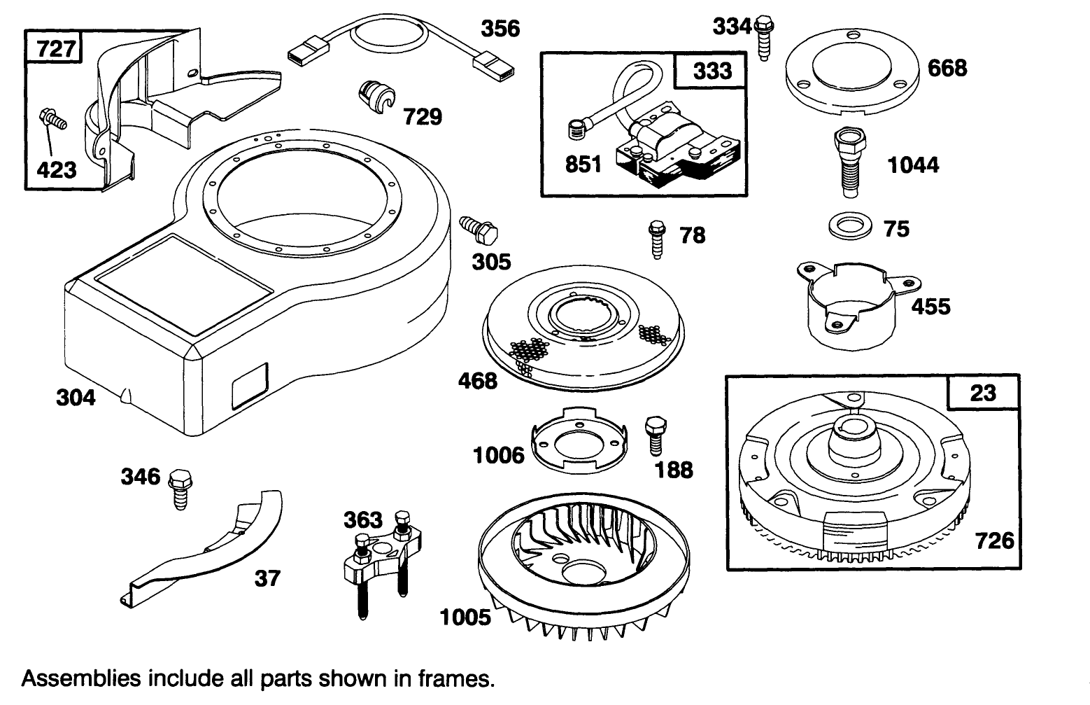 Engine Briggs & Stratton Model 283707-0156-01
