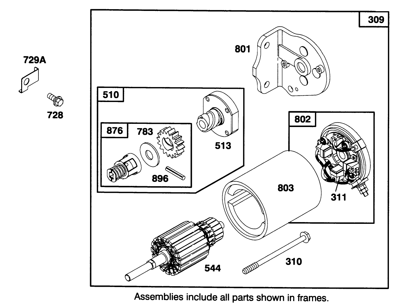 Engine Briggs & Stratton Model 283707-0156-01