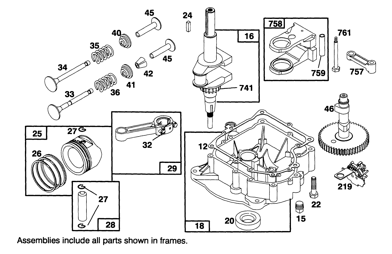 Engine Briggs & Stratton Model 282707-0119-01