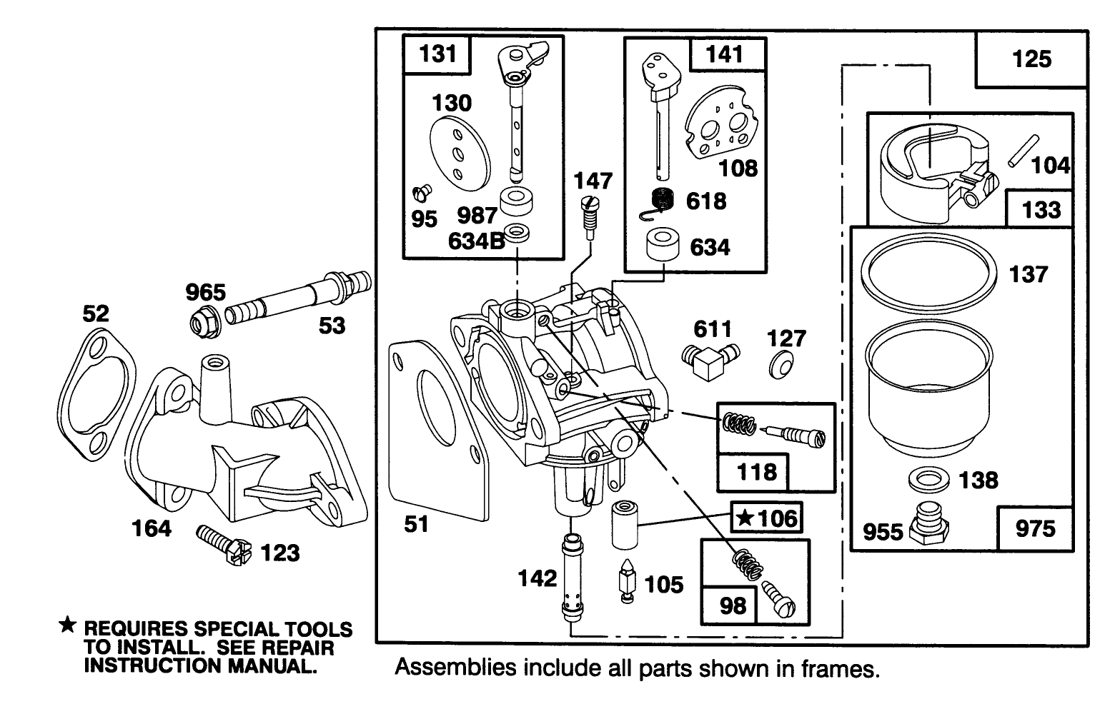 Engine Briggs & Stratton Model 282707-0119-01