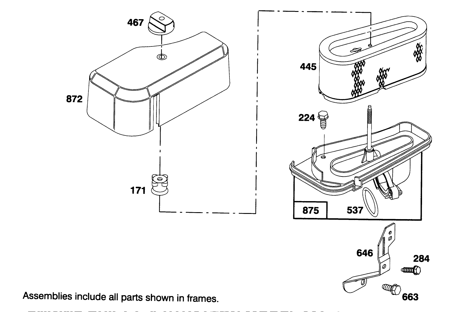 Engine Briggs & Stratton Model 282707-0119-01