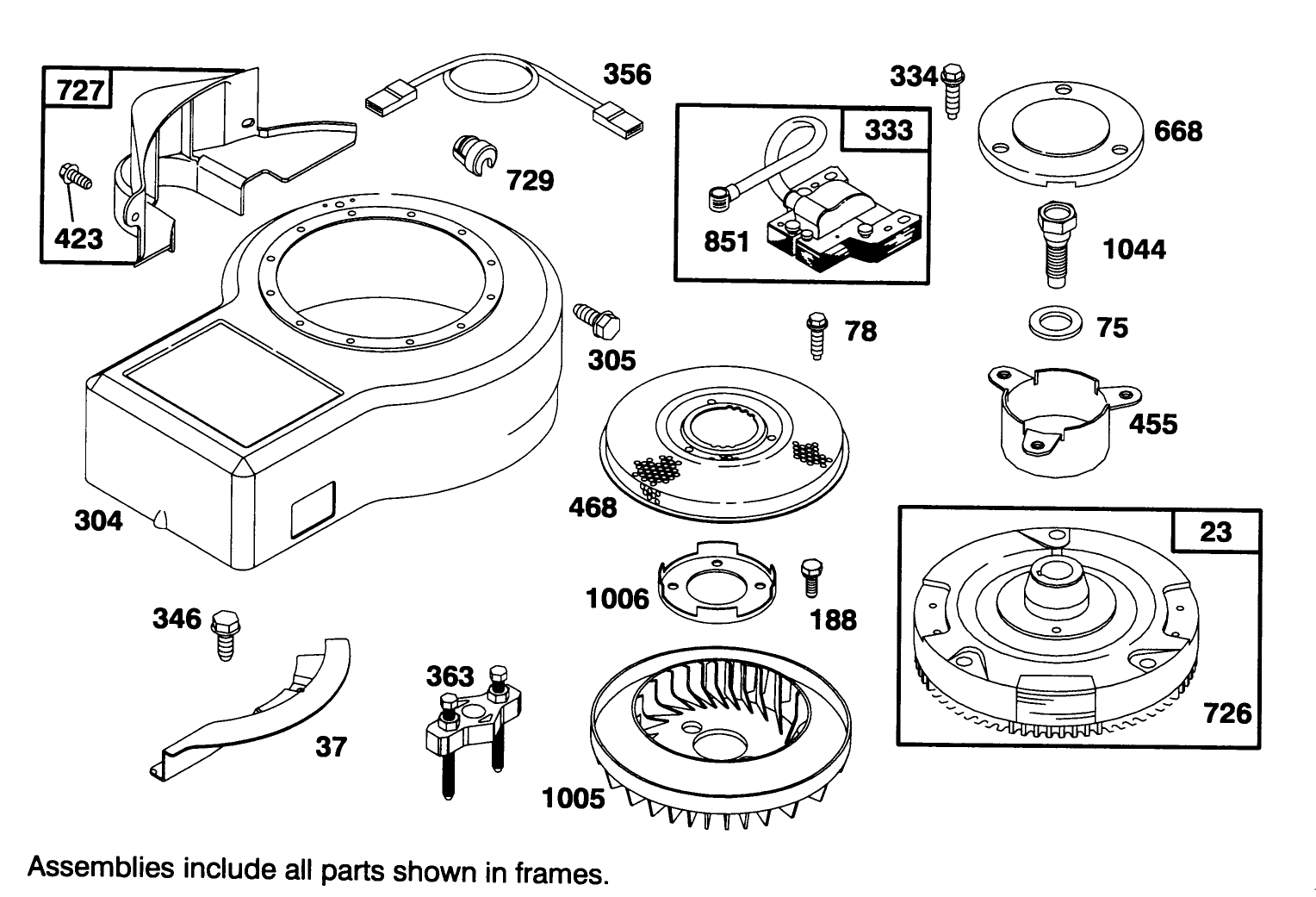 Engine Briggs & Stratton Model 282707-0119-01