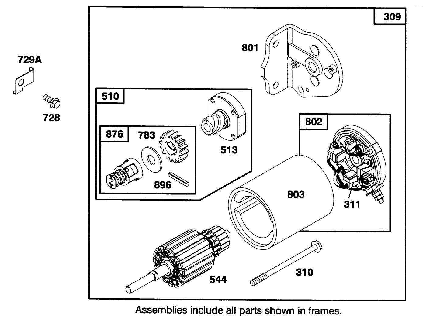 Engine Briggs & Stratton Model 282707-0119-01