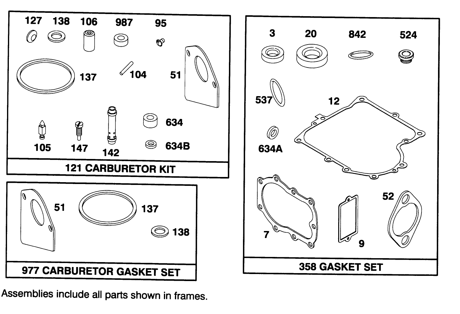 Engine Briggs & Stratton Model 282707-0119-O1