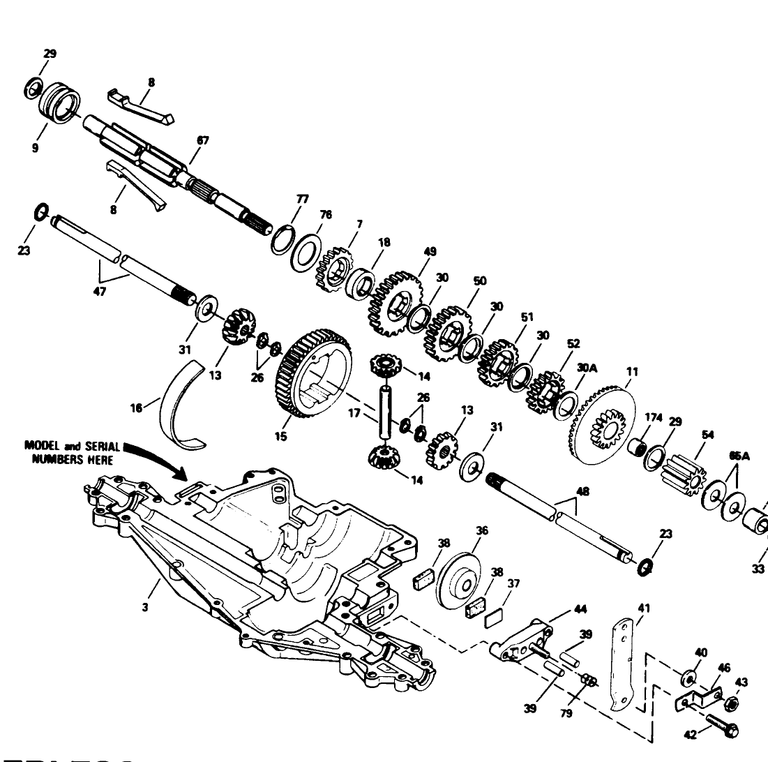 Peerless Transaxle Model No. 915-020 (cont.)
