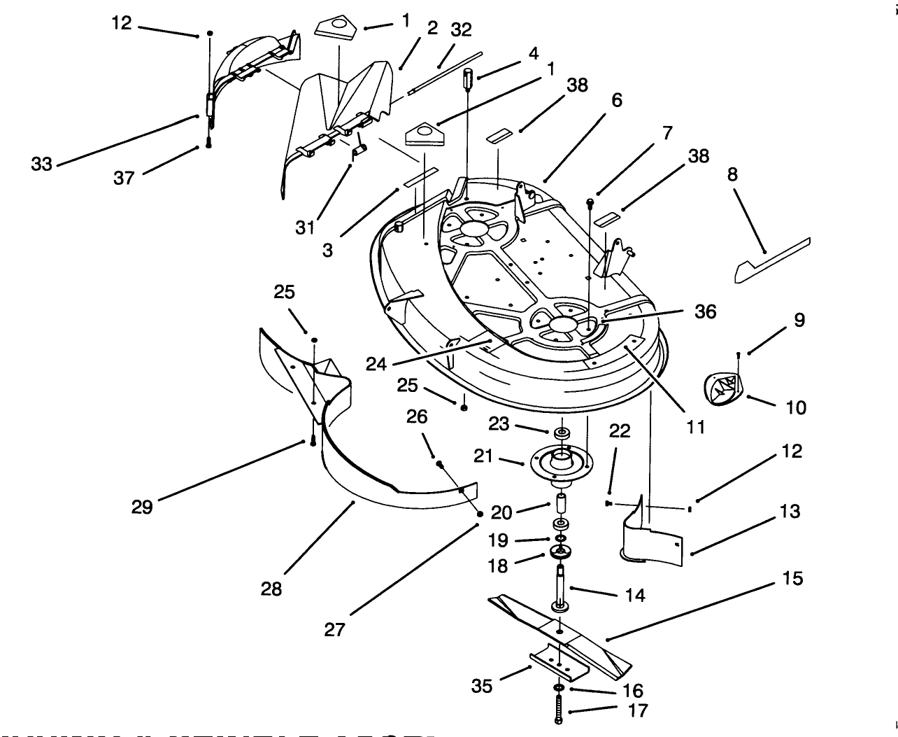 Housing & Spindle Assembly (38