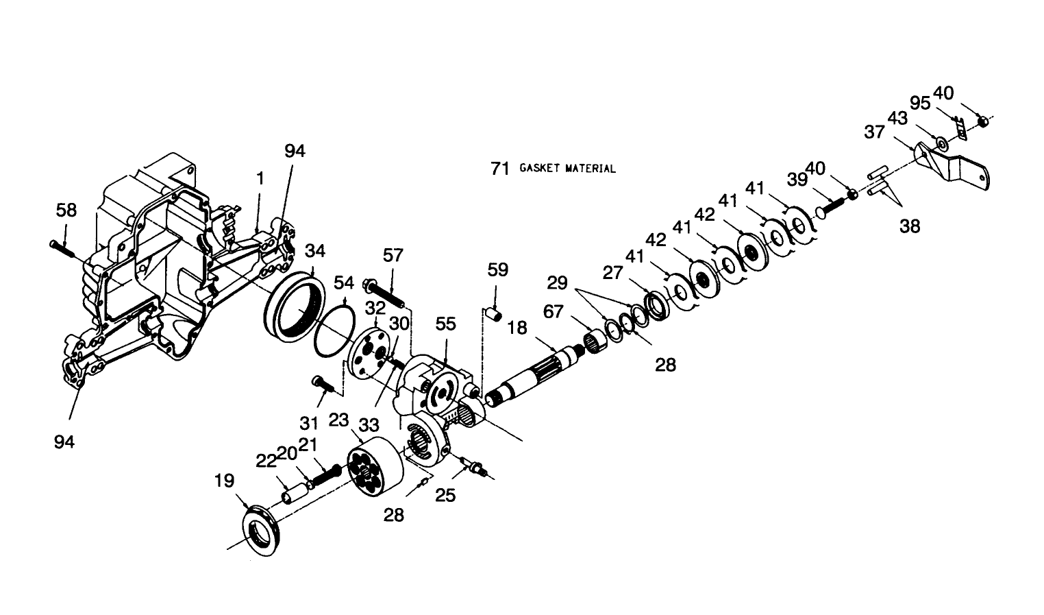 Hydrogear Transaxle Model No. 316-0500