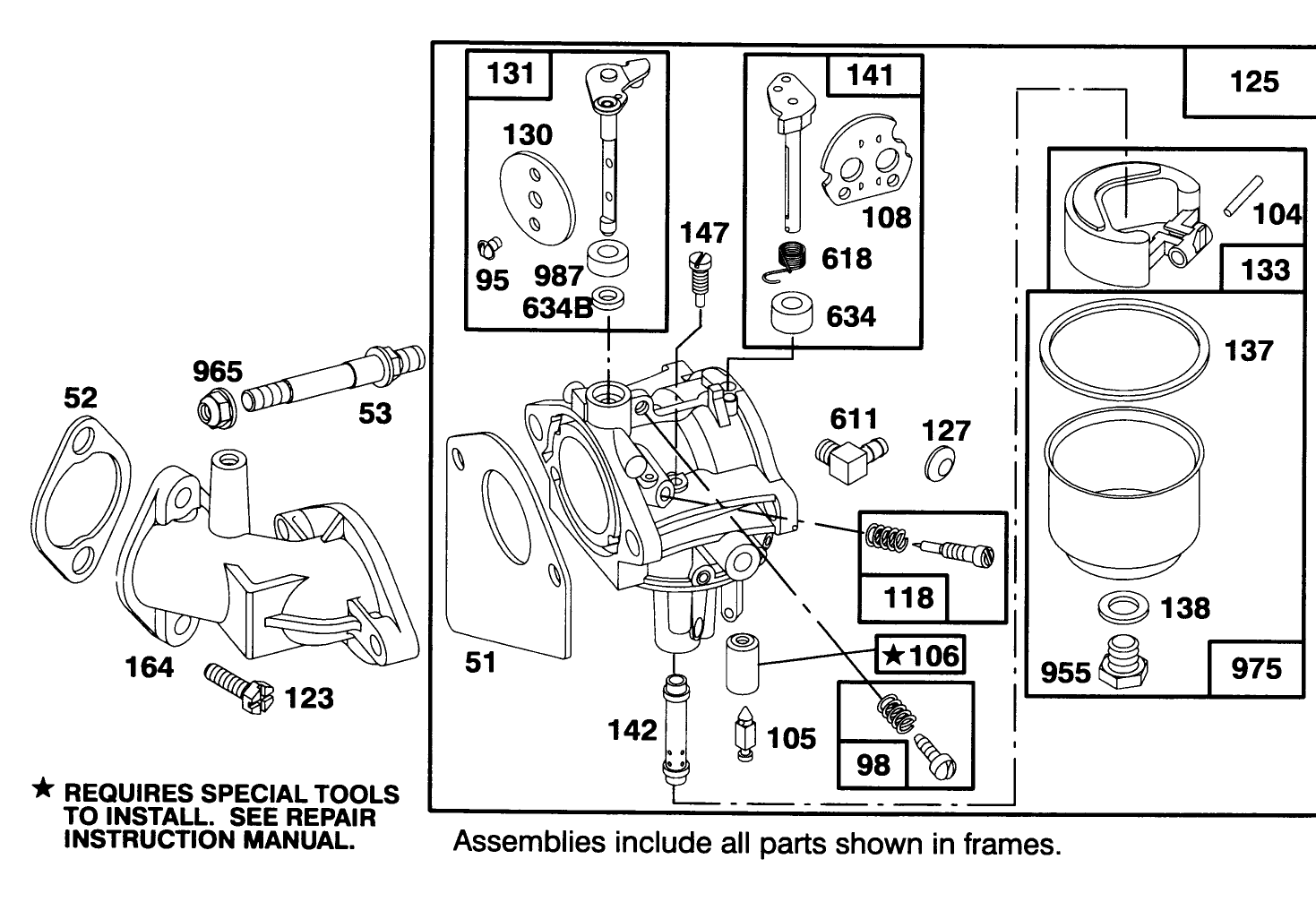 Engine Briggs & Stratton Model 28m707-0122-01