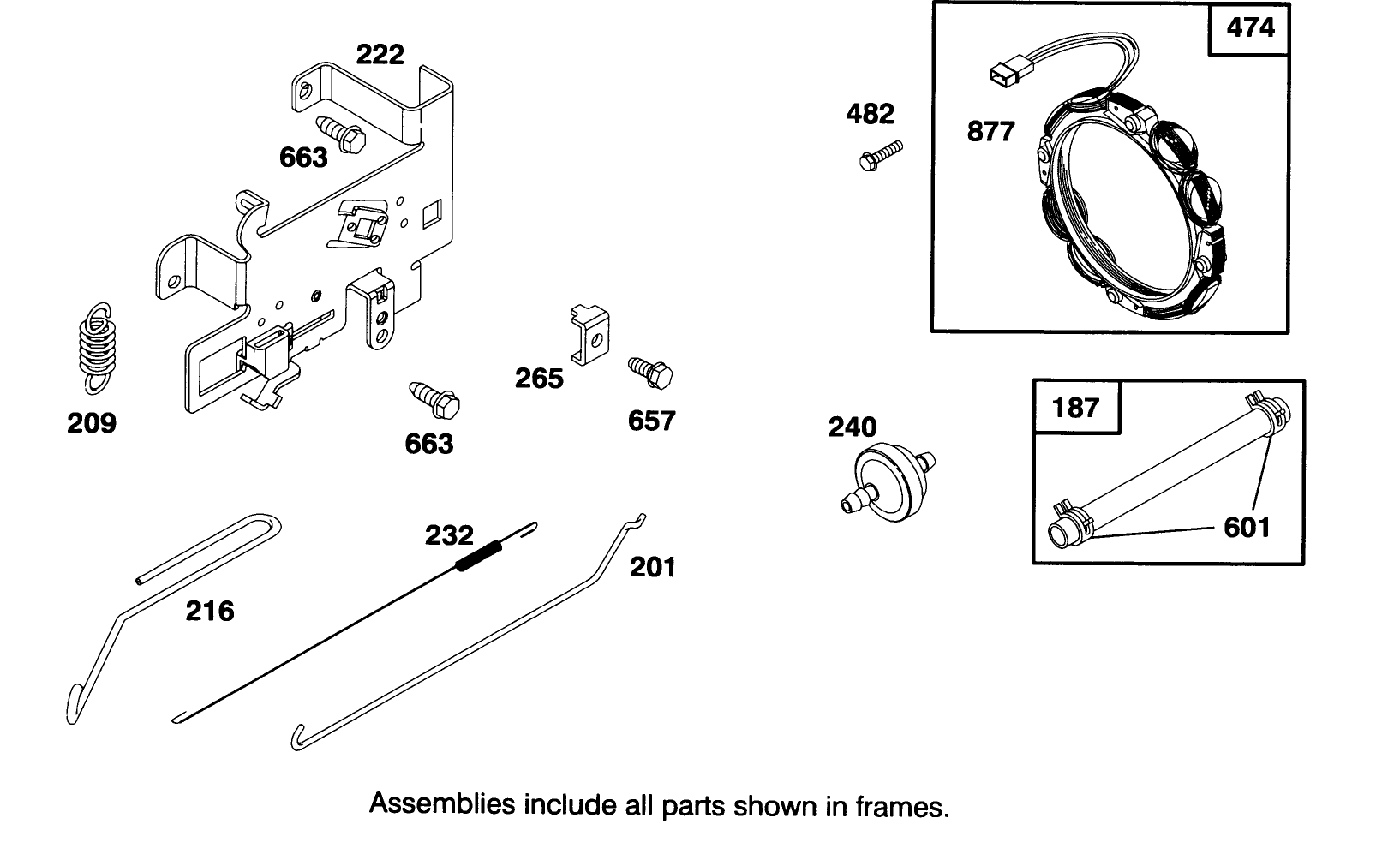 Engine Briggs & Stratton Model 28m707-0122-01