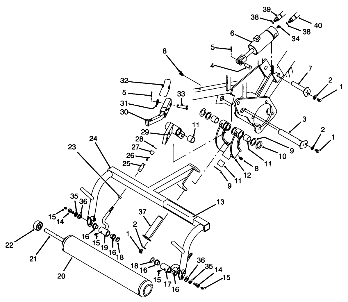 Pull Frame Assembly L.h.