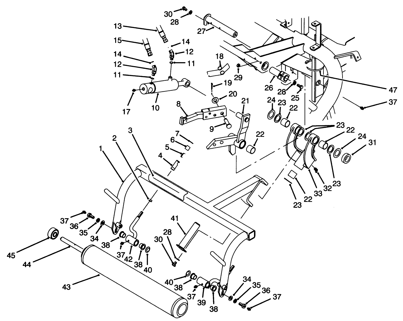 Pull Frame Assembly Rear