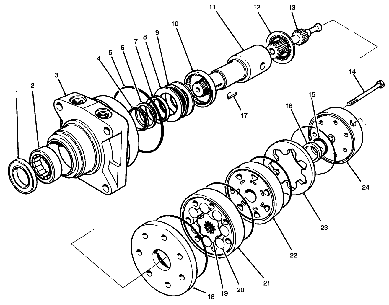 Hydraulic Drive Motor Assembly No. 92-9199