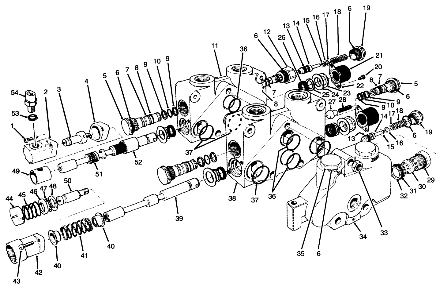 Control Valve Assembly No. 84-2203 (sections 1 And 2) (continued)