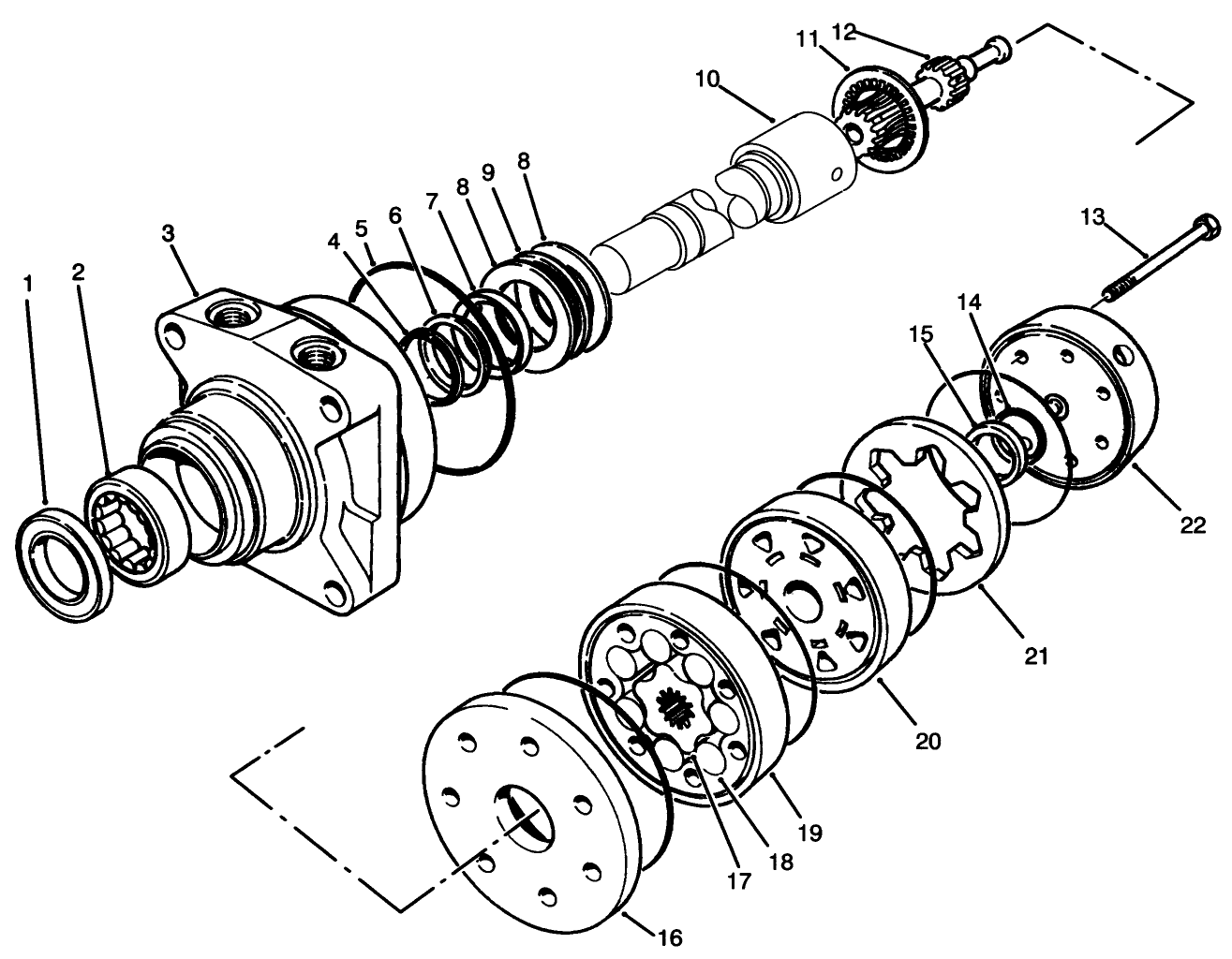 Hydraulic Drive Motor Assembly No. 92-9169