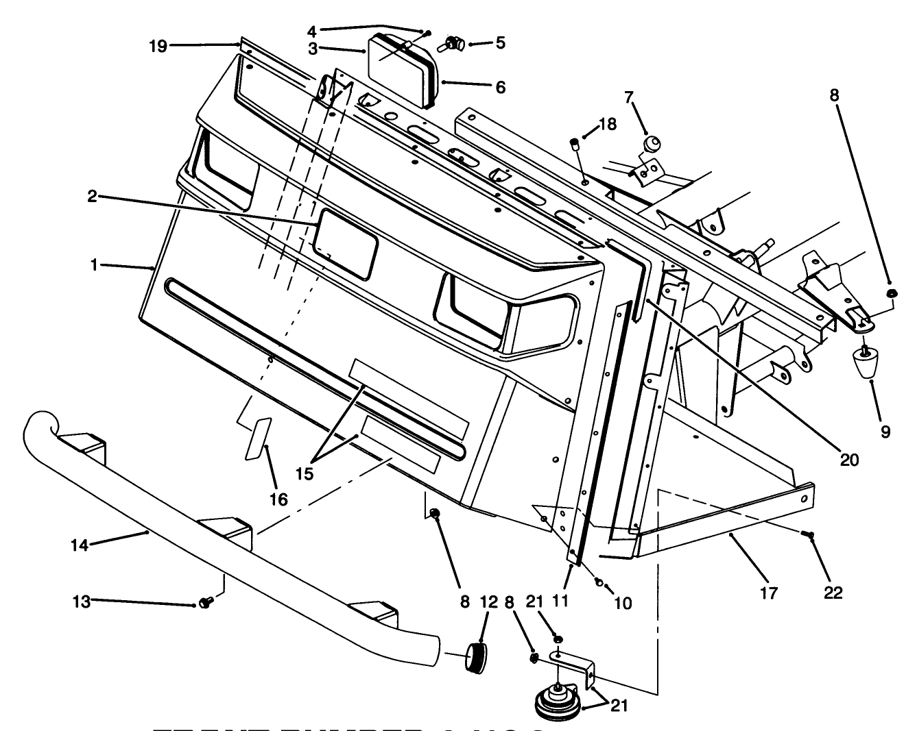 Front Bumper & Hood Assembly