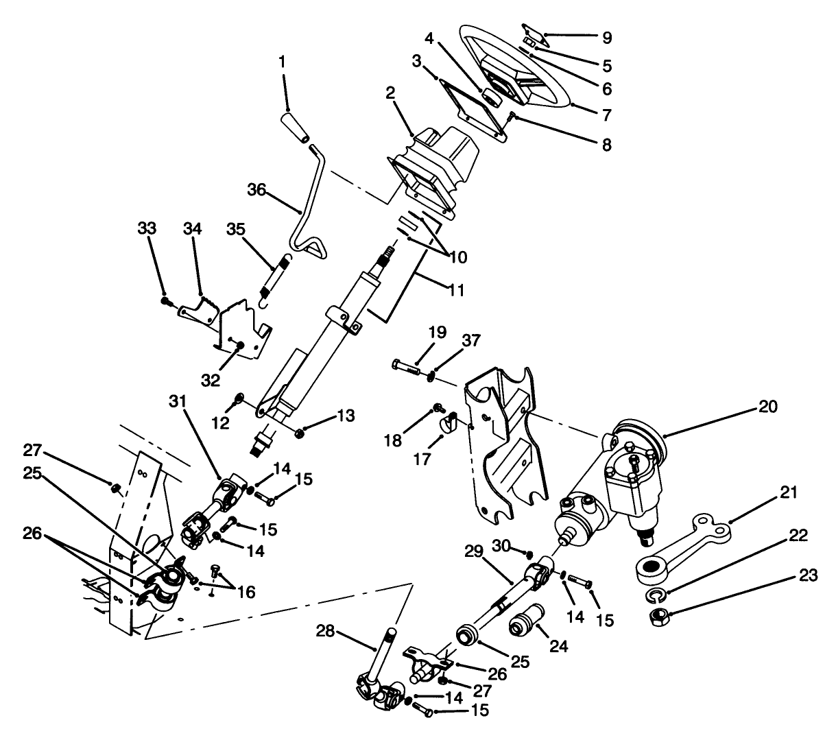 Steering Linkage Assembly