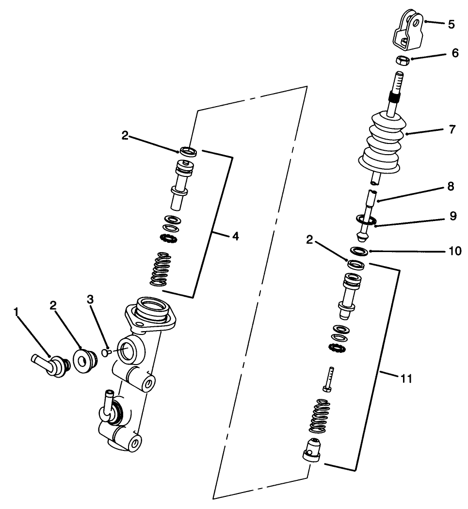 Master Brake Cylinder No. 87-3030