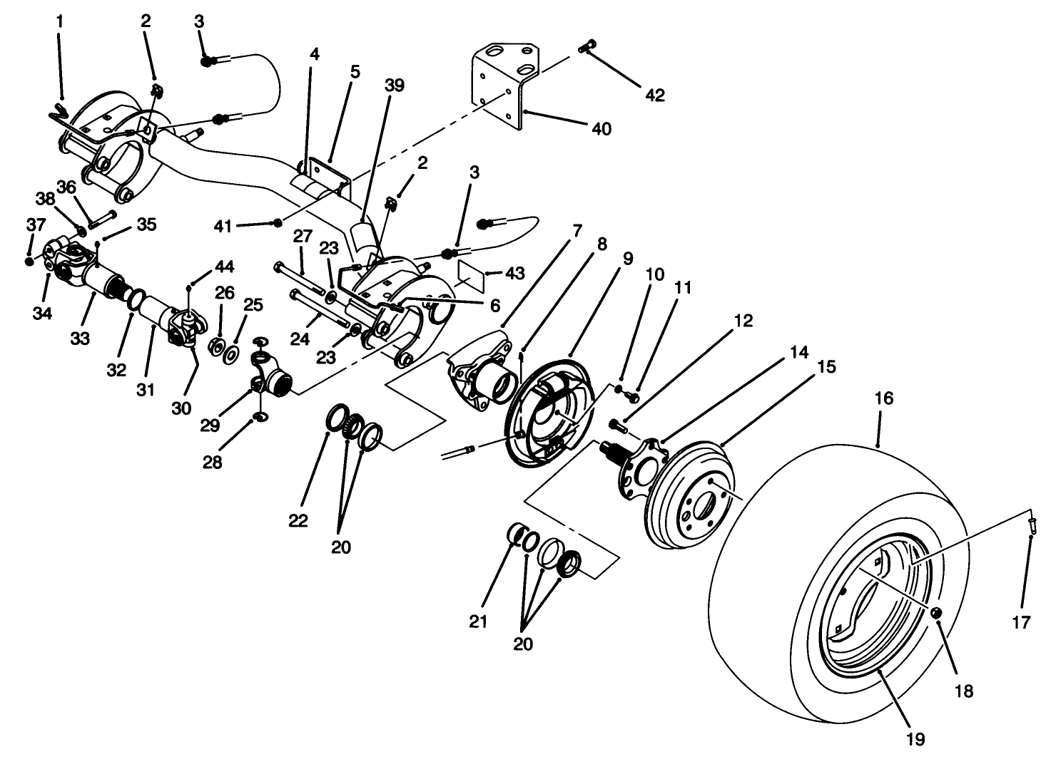 Rear Axle Assembly