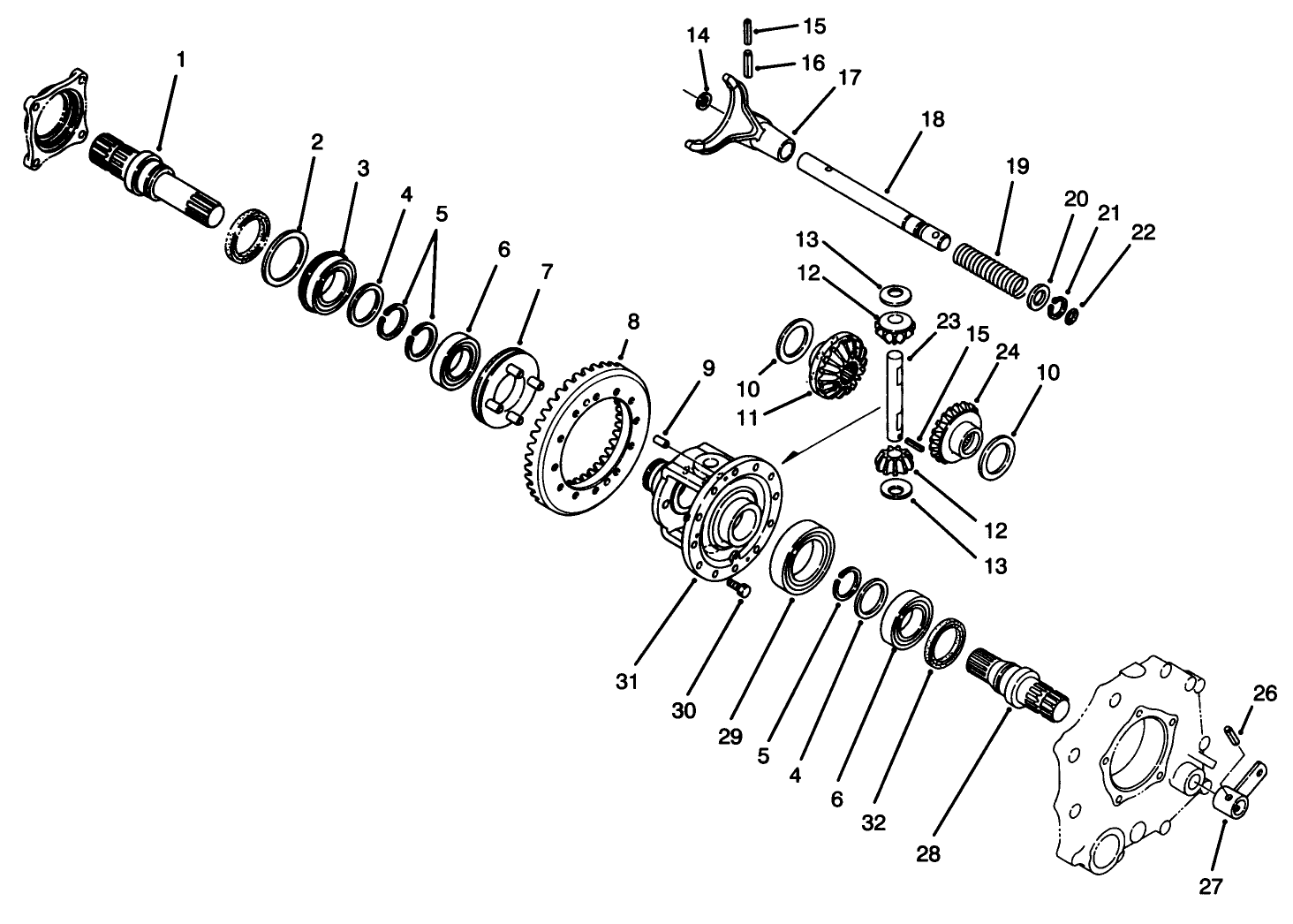 Differential Gear Assembly