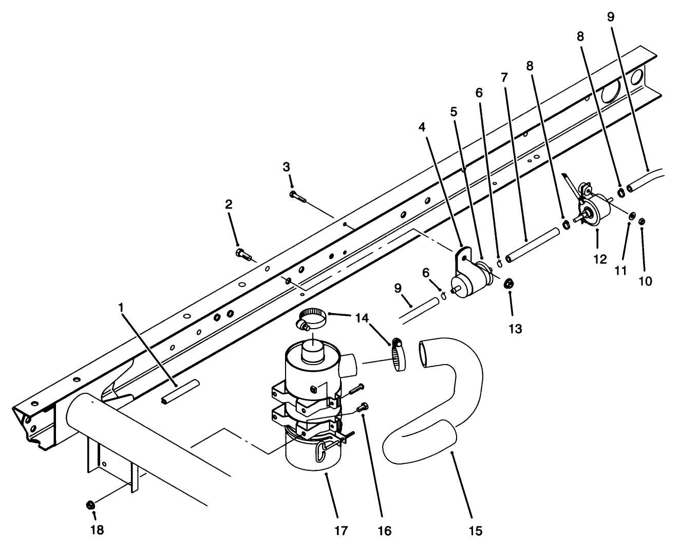 Air Cleaner & Fuel Supply Assembly