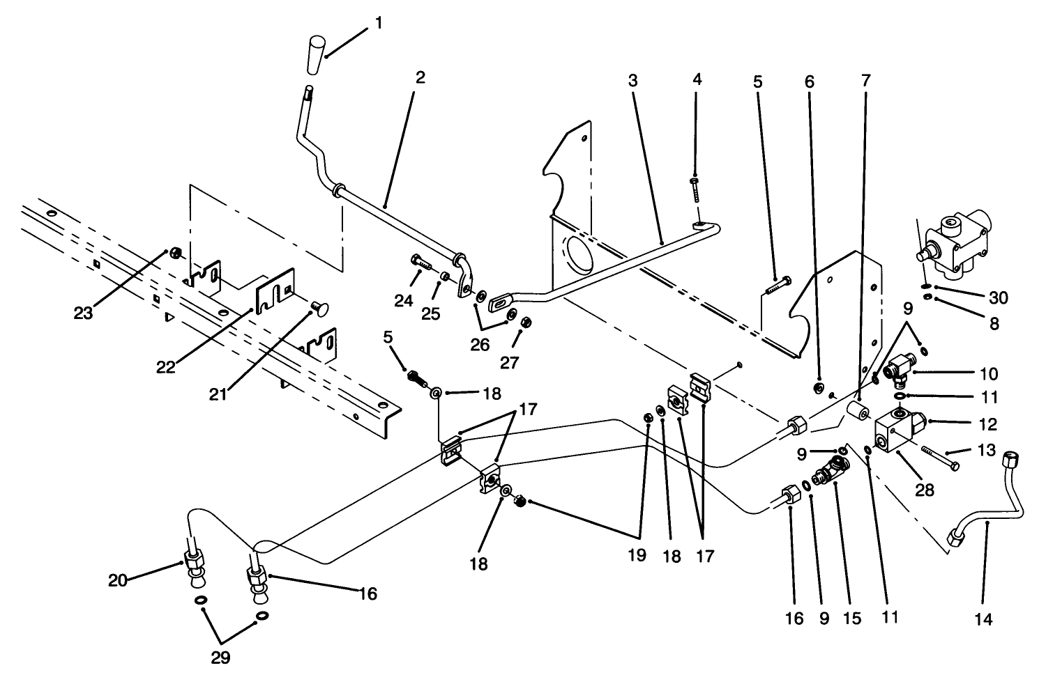 Lift Valve Linkage Assembly