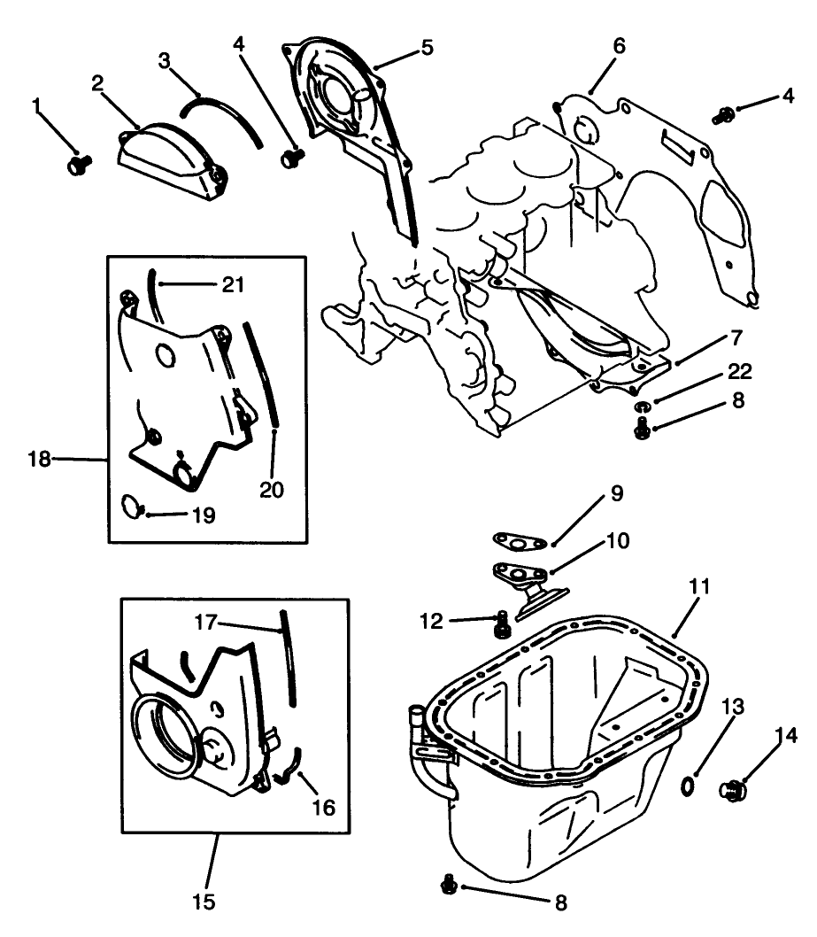 Covers & Oil Pan Assembly