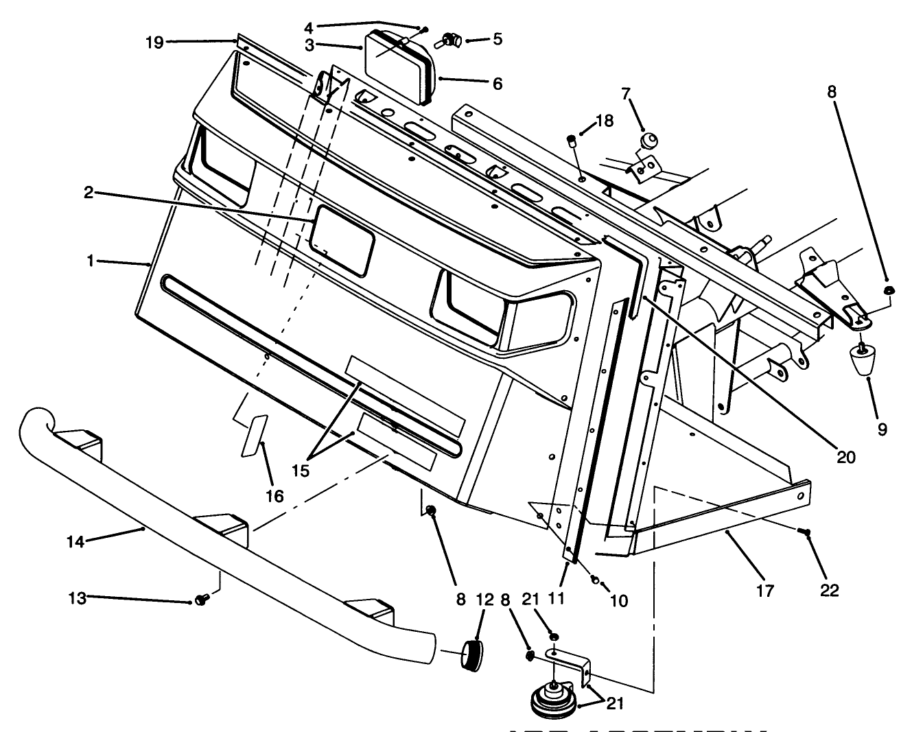 Front Bumper & Hood Assembly