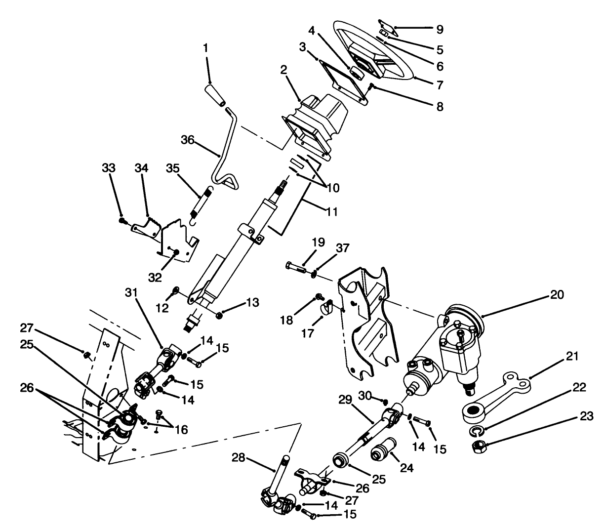 Steering Linkage Assembly