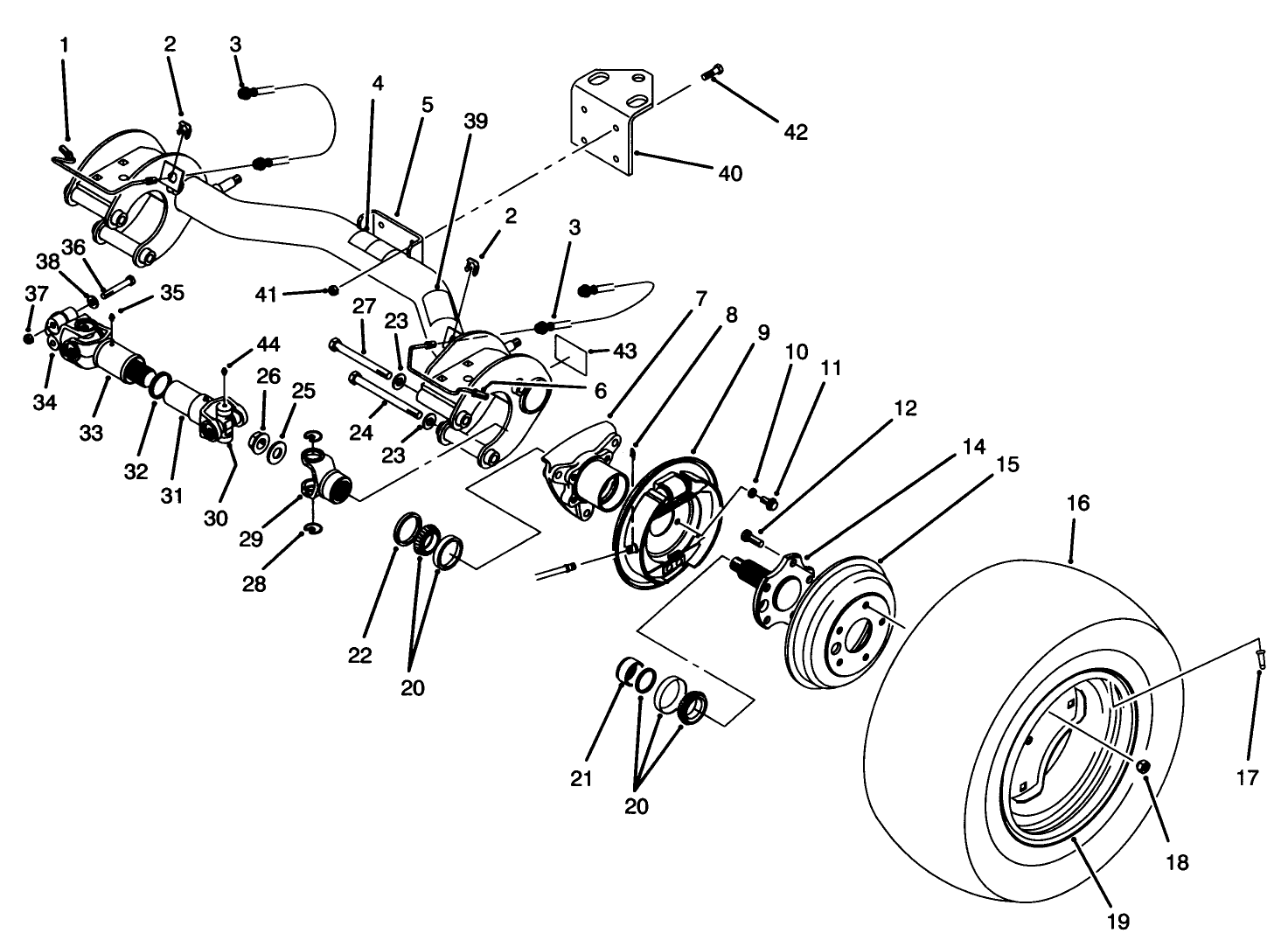 Rear Axle Assembly