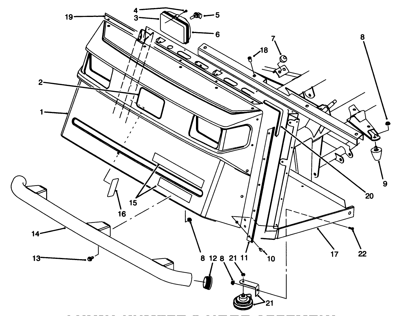 Front Bumper & Hood Assembly