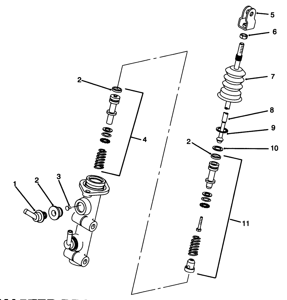 Master Brake Cylinder No. 87-3030