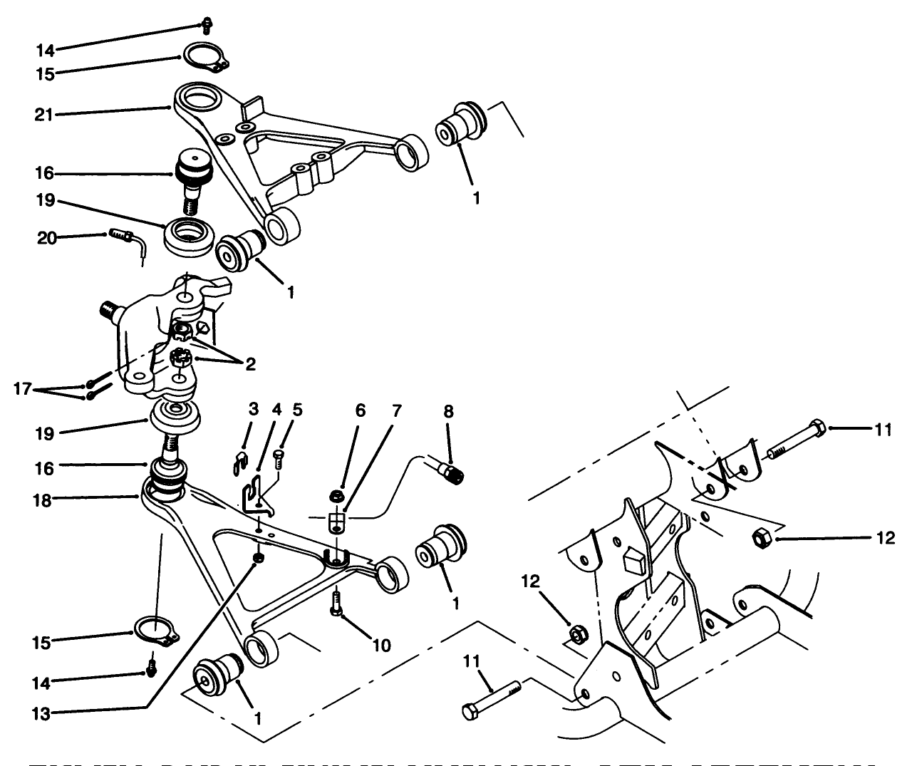Front Suspension Control Arm Assembly