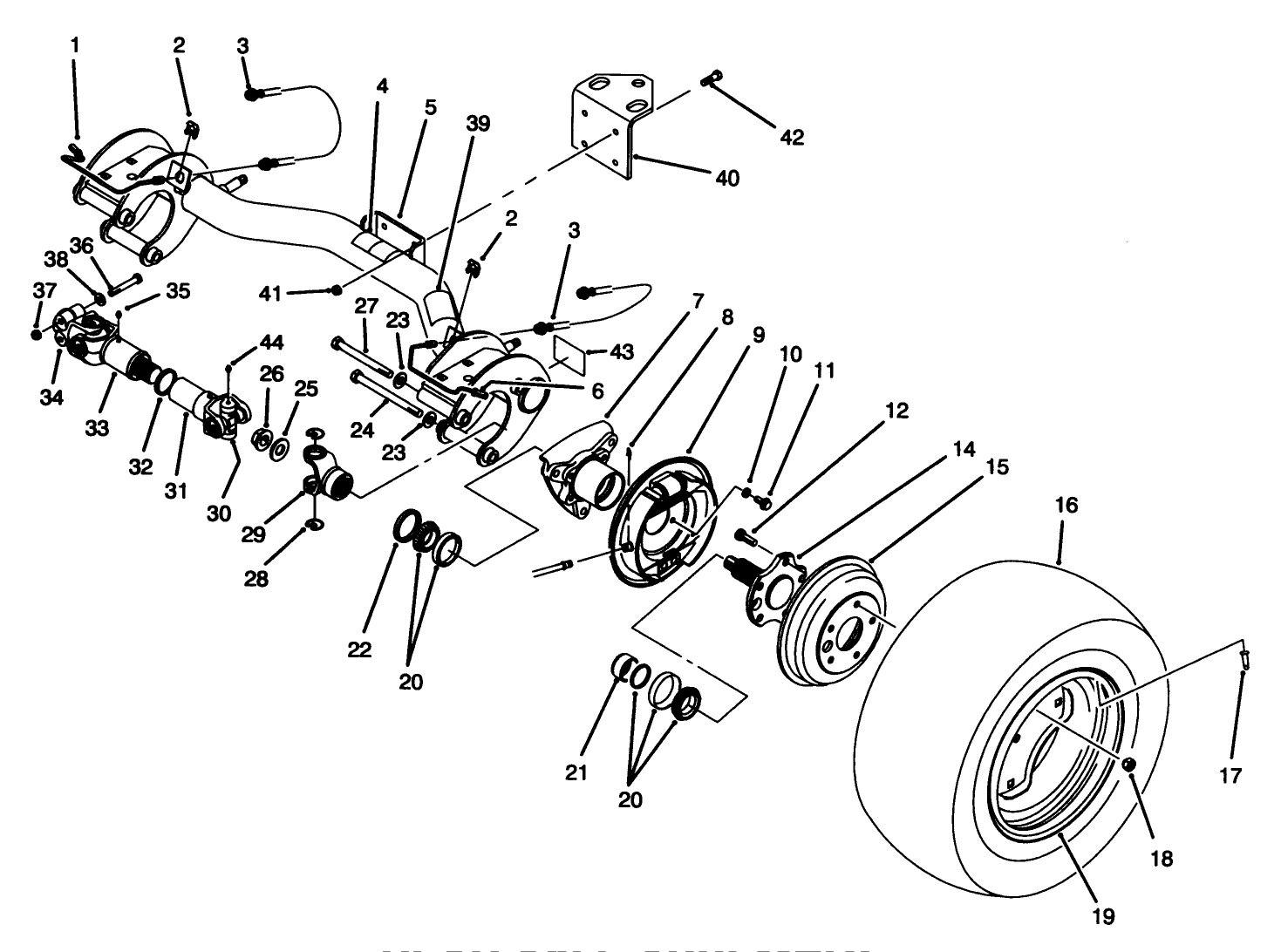 Rear Axle Assembly